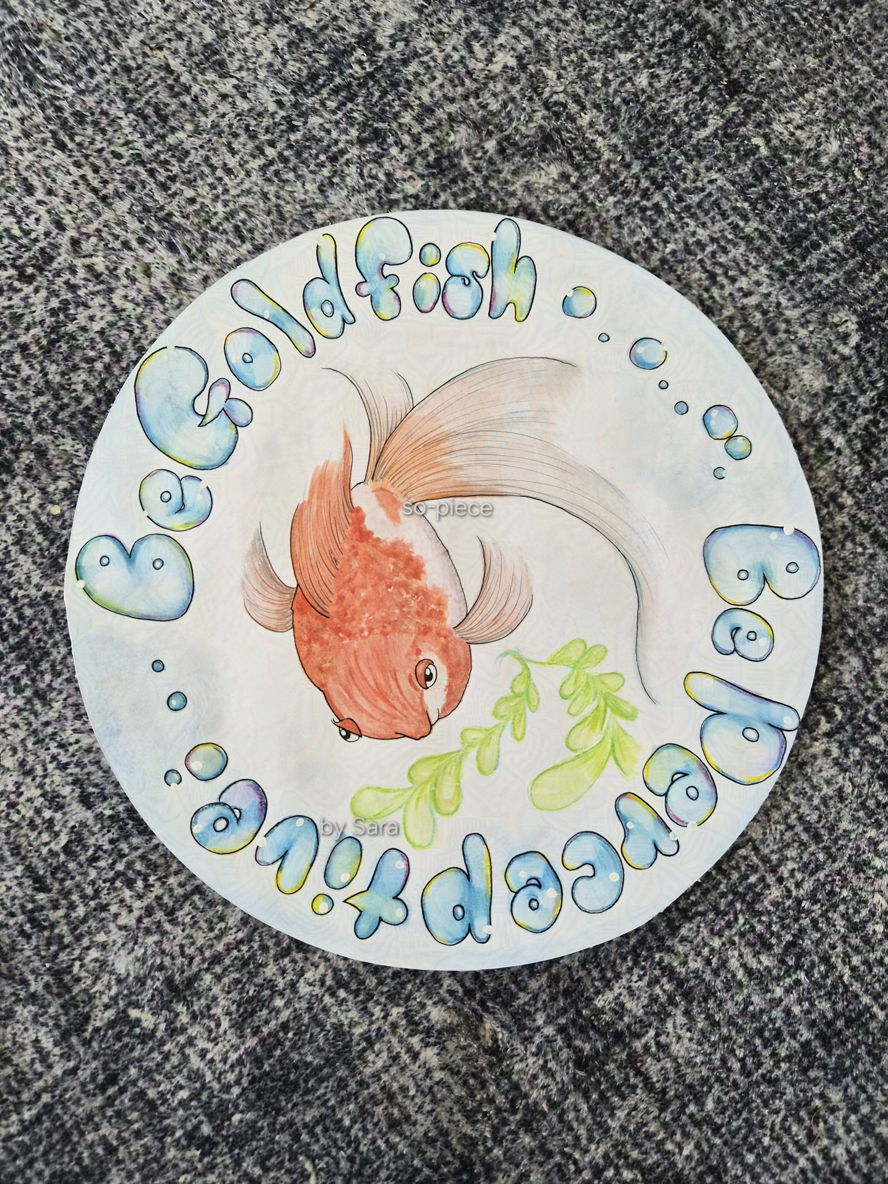 Let's be fishie! — illustration by Sara Oba